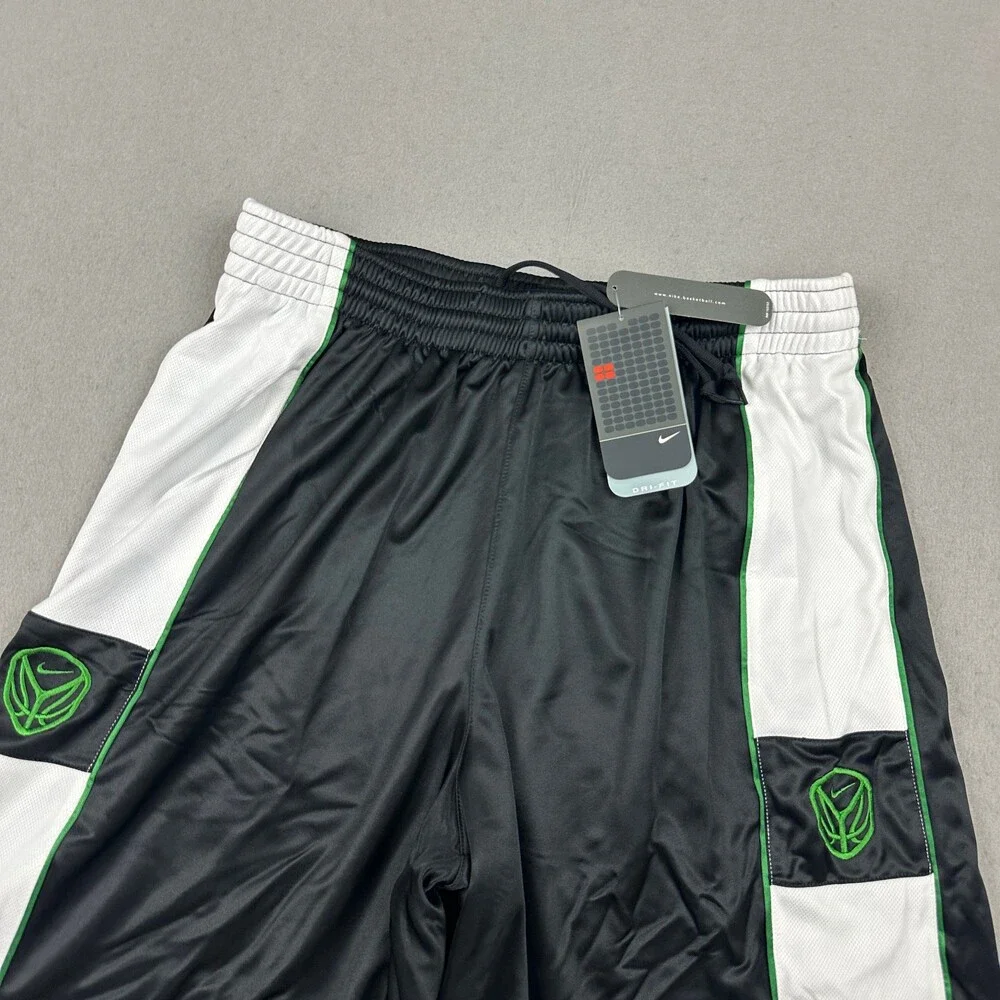 Nike Shorts Men Extra Large Black Basketball HoopTechMesh Swoosh Star Logo